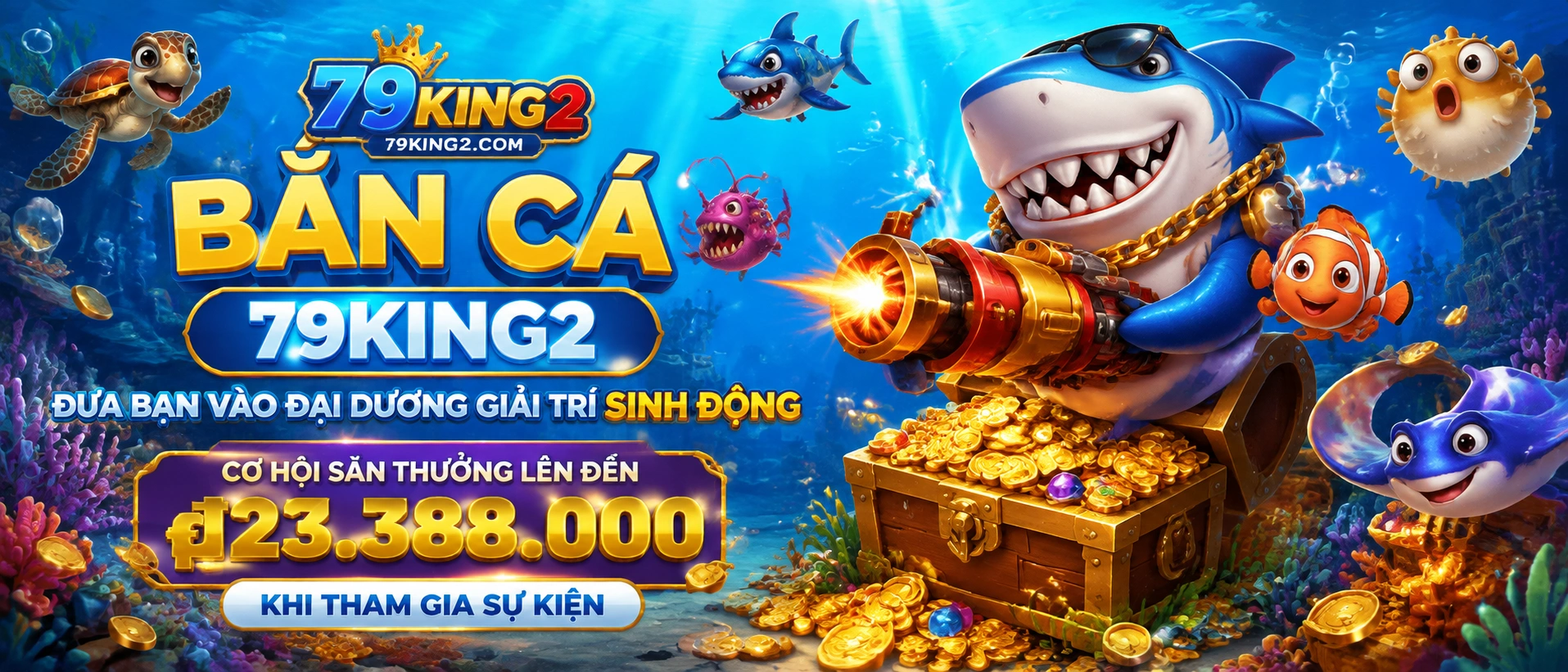 Khu vực Bắn Cá trên 79king2