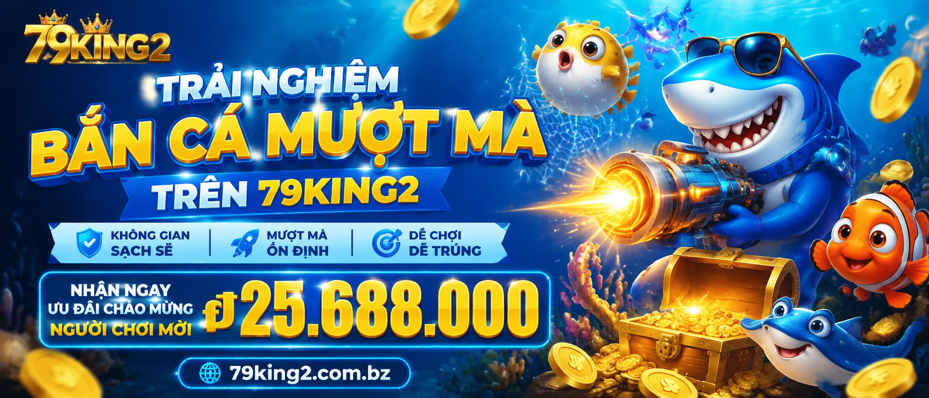 Bắn Cá Đại Dương - game bắn cá chủ đề đại dương 3D